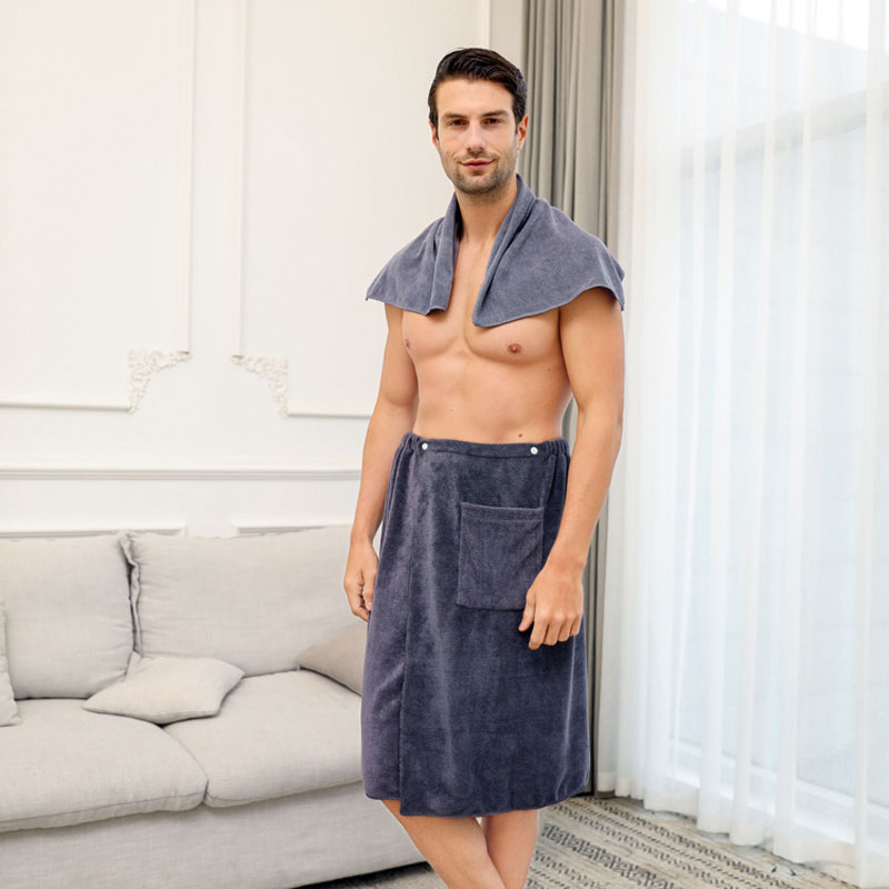 Home Textiles Towel Set - 1 Set Man Wearable Microfiber Badhanddoek
