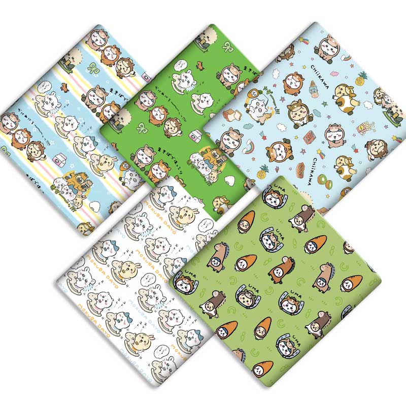 Home Textiles Curtains - Cartoonstof 140x50CM katoenen stof Patchwork Tissue