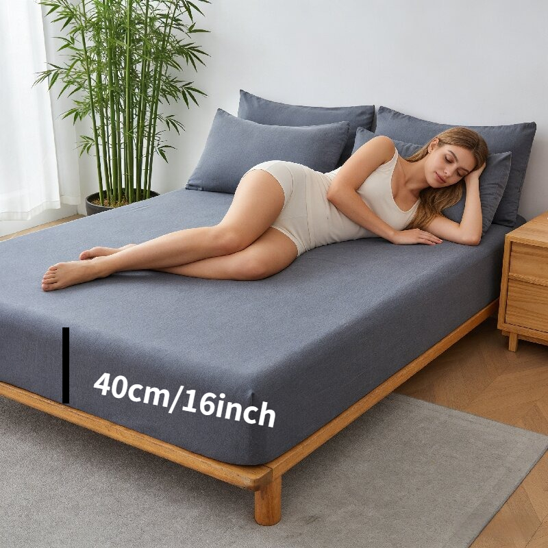 Bed Sheet Microfiber - Zomer bamboevezel koelend hoeslaken zacht ademend