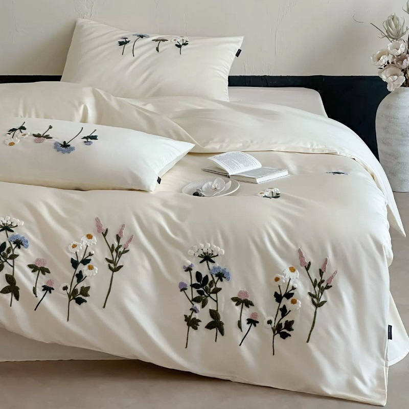 Home Textiles Towel Set - Pastorale Stijl 1000TC Lange Nietje Katoen