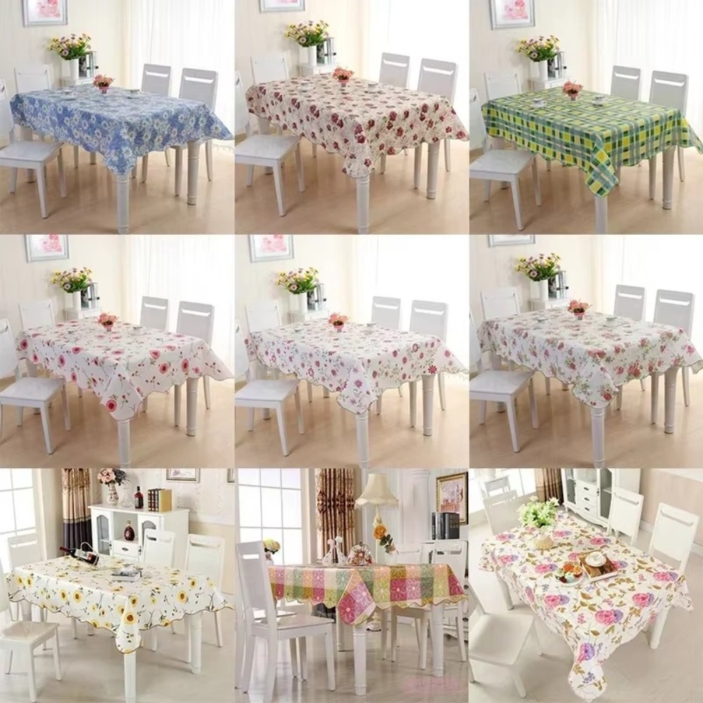 Home Textiles News - Waterdicht PVC-tafelkleed Thuis salontafelkleed Oliebestendig thuis