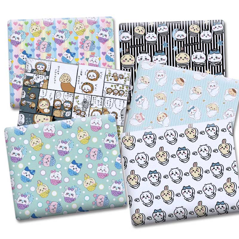 Home Textiles Curtains - Cartoonstof 140x50CM katoenen stof Patchwork Tissue