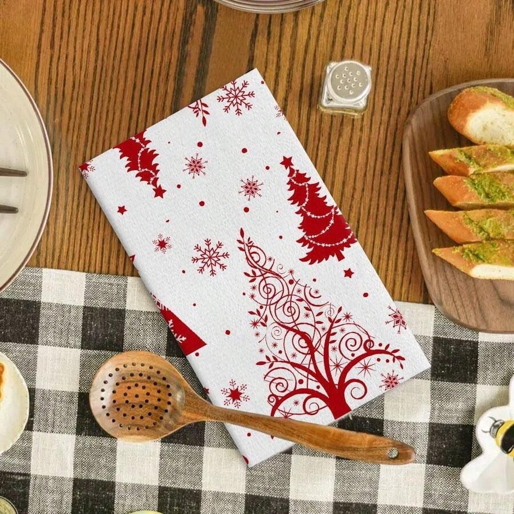 Home Textiles Towel Set - Keukenhanddoeken met print, microvezel katoenmix handdoeken,
