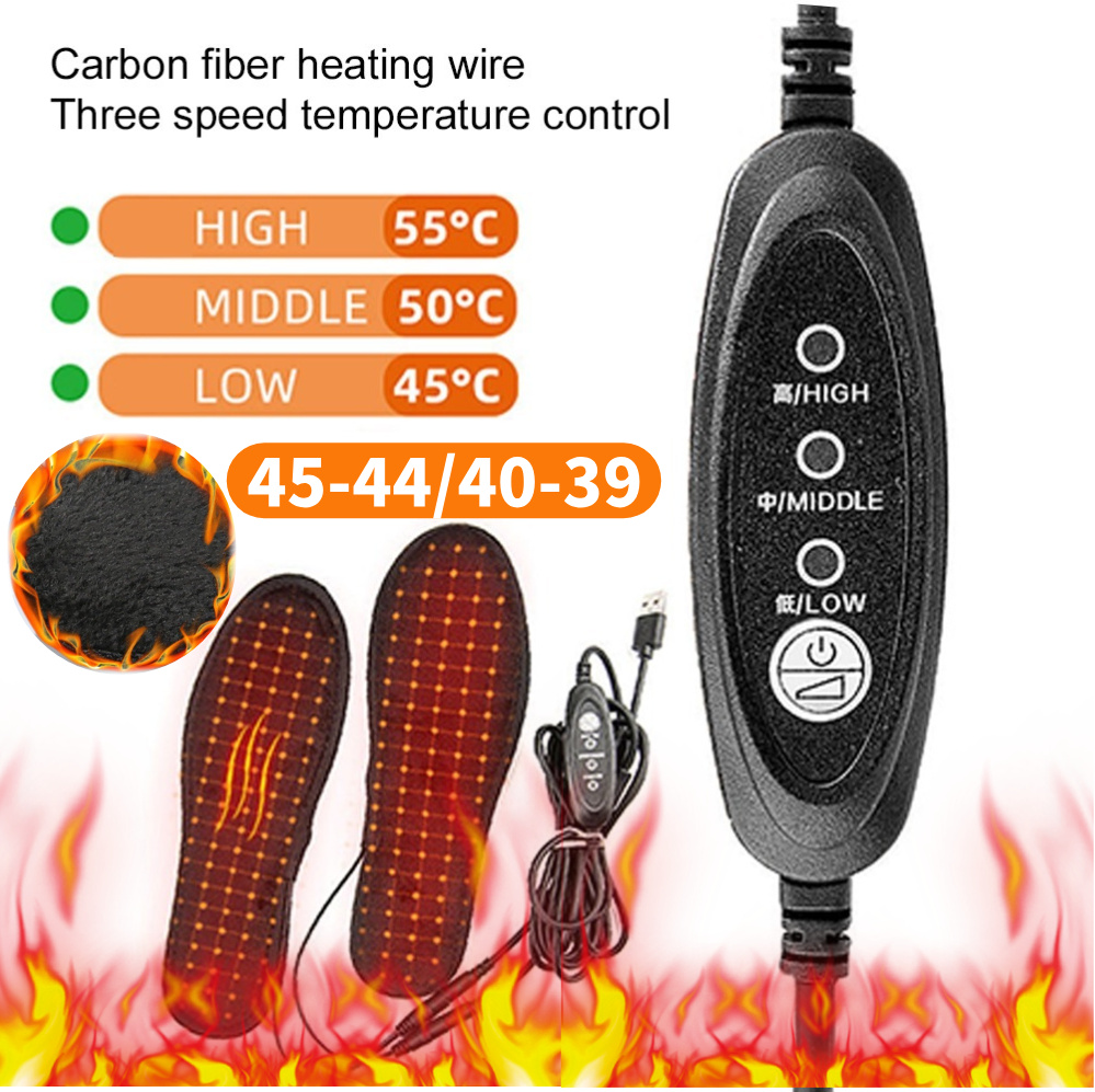 Heated Pad Electric - USB Verwarmde Inlegzolen Voeten Warme Sok