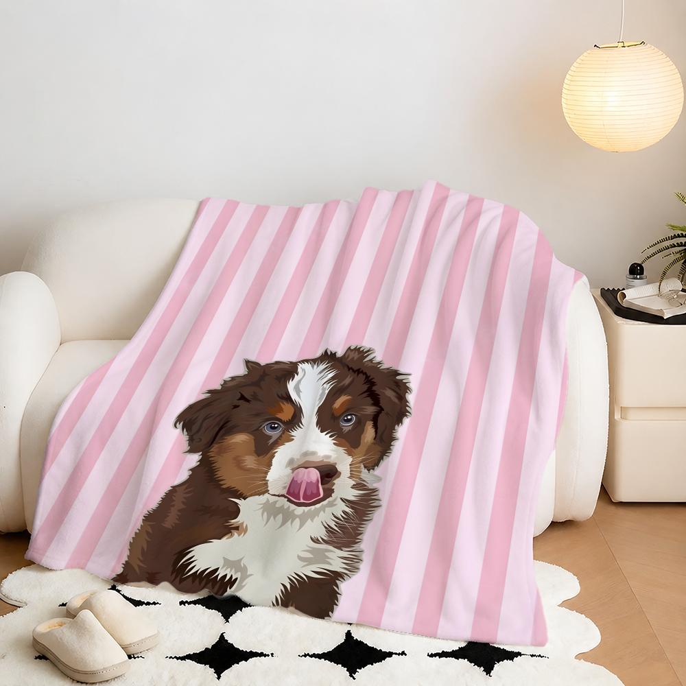 Patroon Collie Dog Pluche Flan - Home Textiles Throw recensie en prijs
