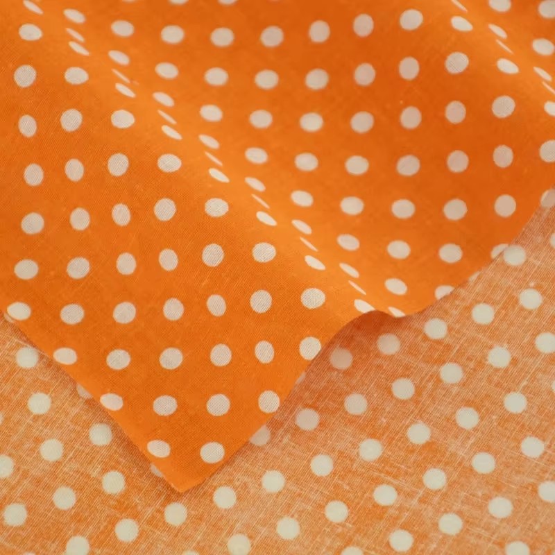 50X150Cm Wit Oranje Polka Dot  - Home Textiles & Furnishings recensie en prijs