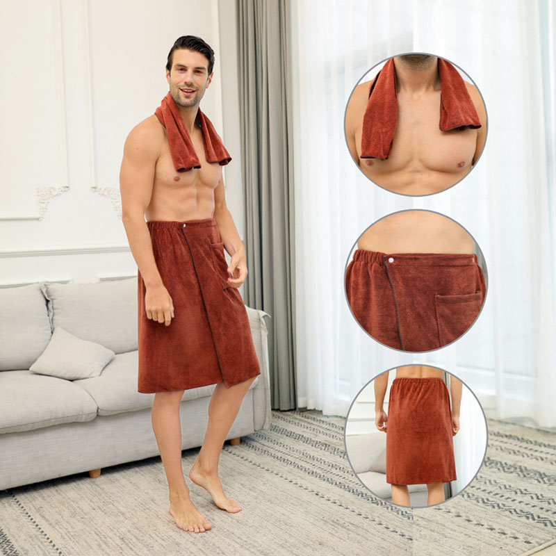 1 Set Man Wearable Microfiber  - Home Textiles Towel Set recensie en prijs