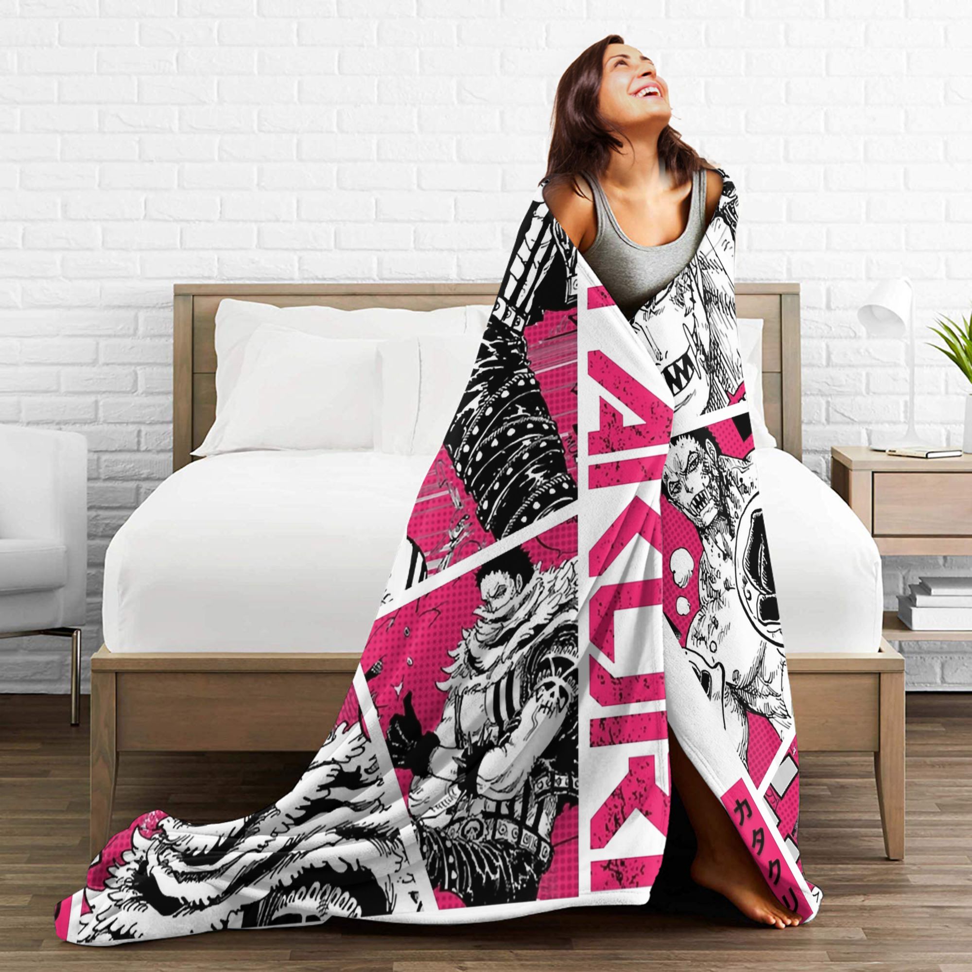 Katakuri Figuur Flanel Dekens  - Bed Sheet Microfiber recensie en prijs