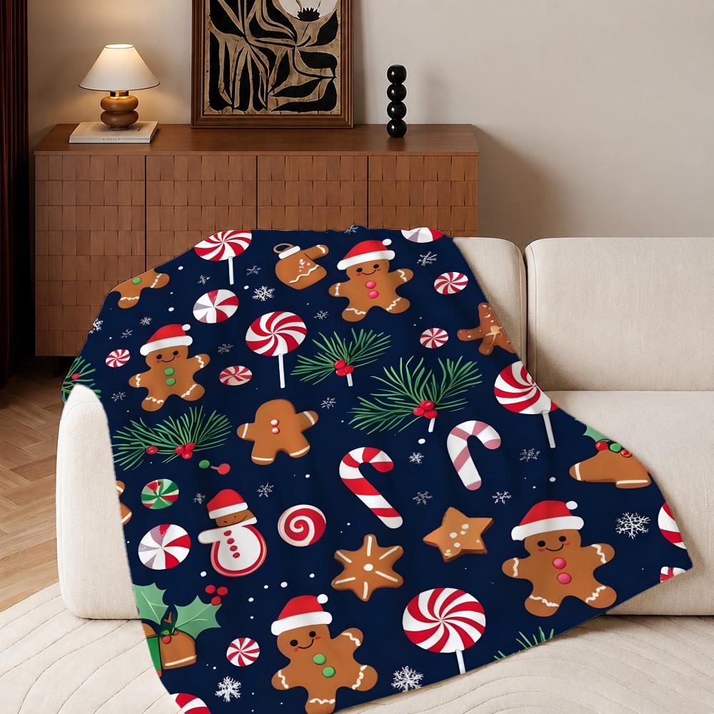 Kerst Gingerbread Man Pluche F - Home Textiles Throw recensie en prijs
