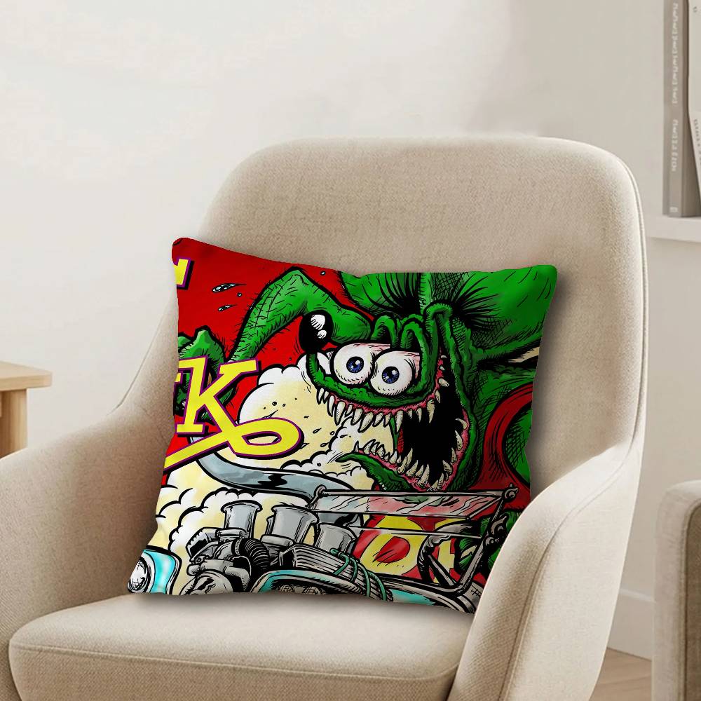 Rebellious RAT FINK Cartoon Ku - Home Textiles Throw recensie en prijs