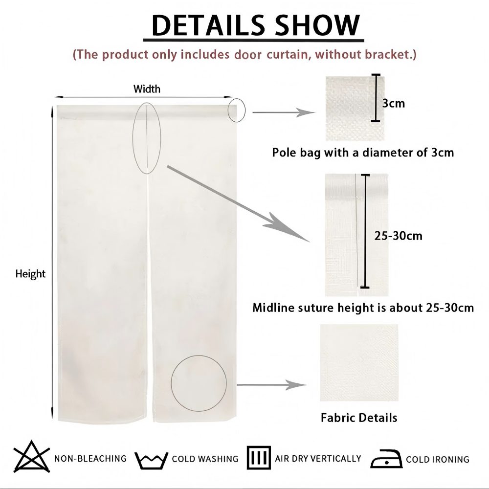 VIKAMA Deurkleed met aangepast - Home Textiles Curtains recensie en prijs