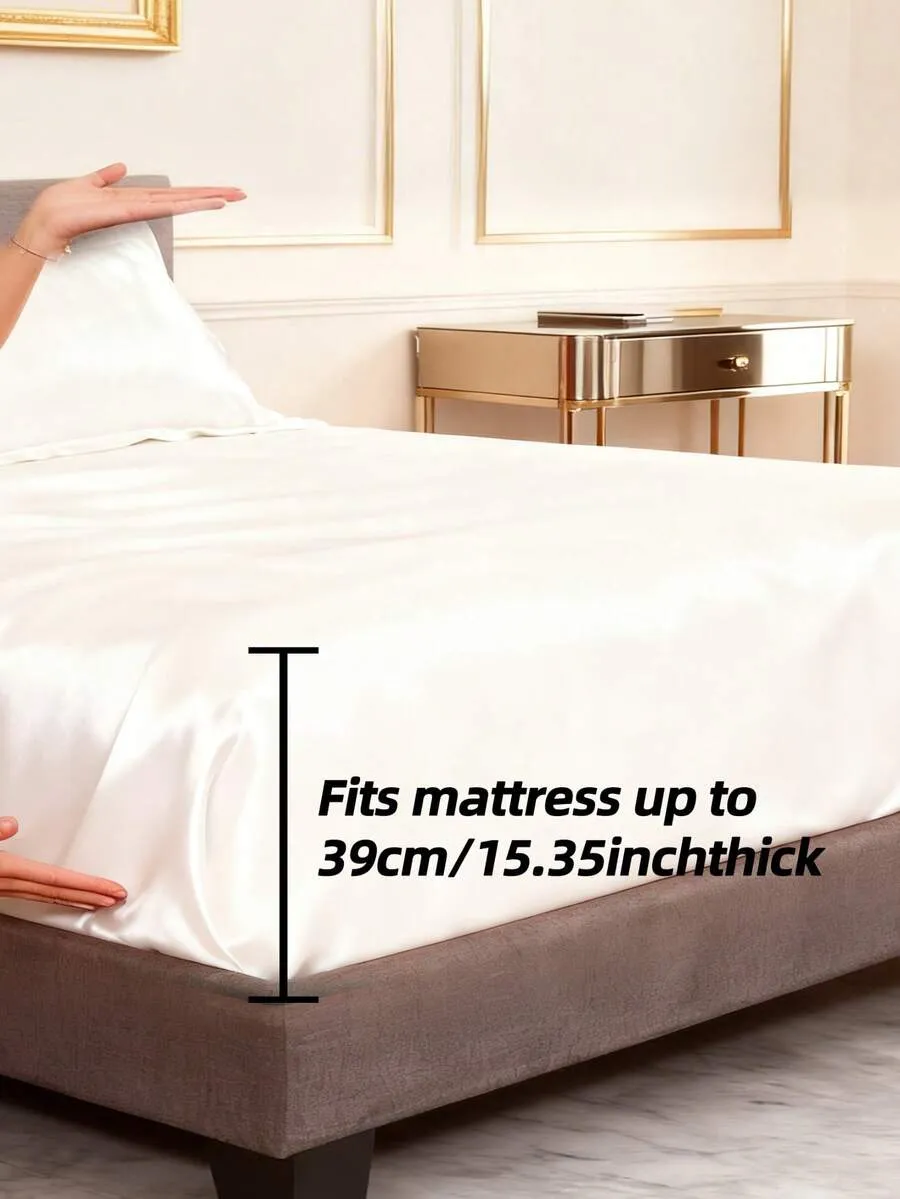 3-delige set van zijdezacht sa - Bed Sheet Microfiber recensie en prijs