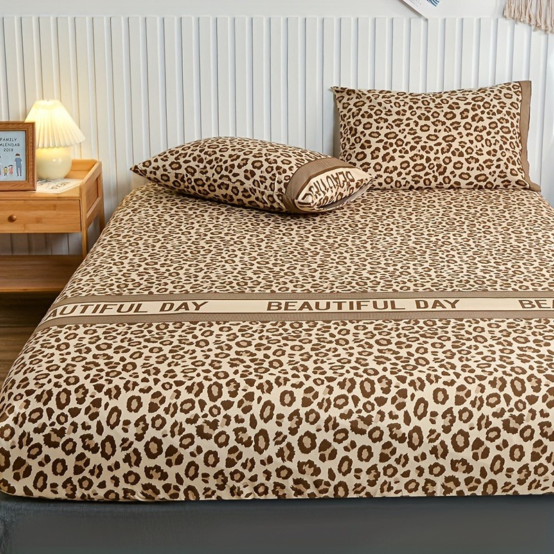 Vintage luipaardprint hoeslake - Bed Sheet Microfiber recensie en prijs