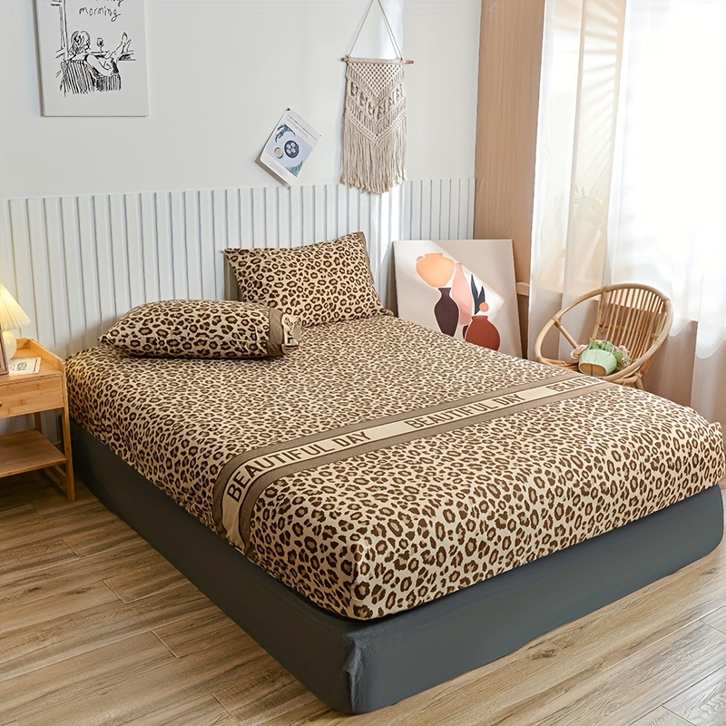 Vintage luipaardprint hoeslake - Bed Sheet Microfiber recensie en prijs