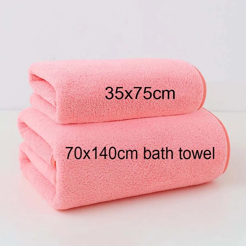Grijs Roze Effen Kleur Coral F - Home Textiles Towel Set recensie en prijs