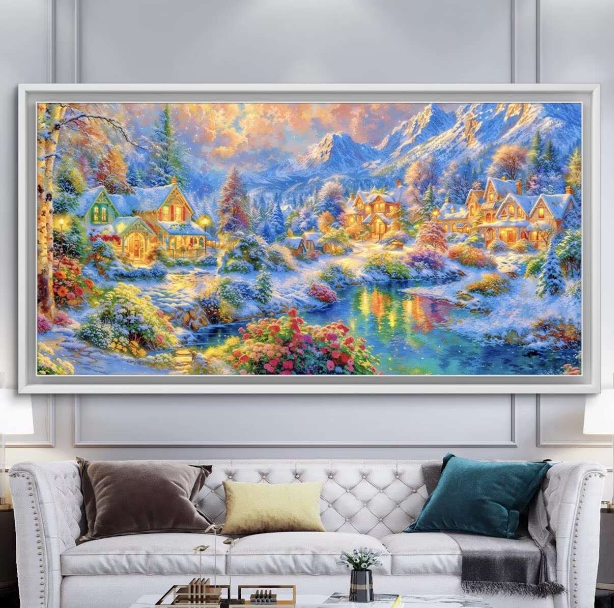 9CT 14ct Sneeuw Bos Gedrukt Ki - Home Textiles Discount recensie en prijs