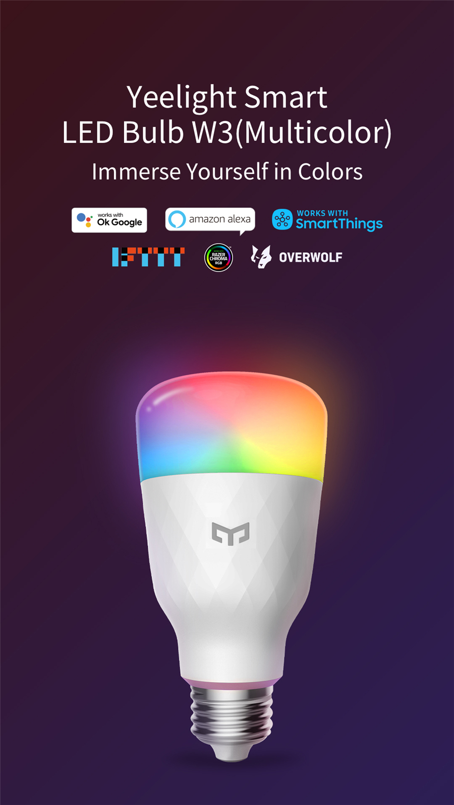 Yeelight Smart LED Lamp W3 E26 - Yeelight Light Smart Bulb recensie en prijs