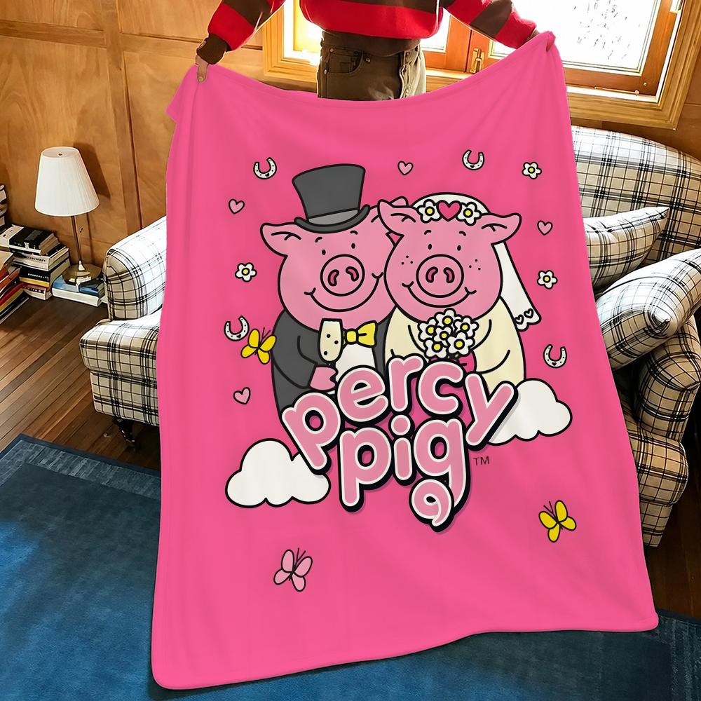 Percy Pig Pluche Flanellen Dek - Home Textiles Throw recensie en prijs