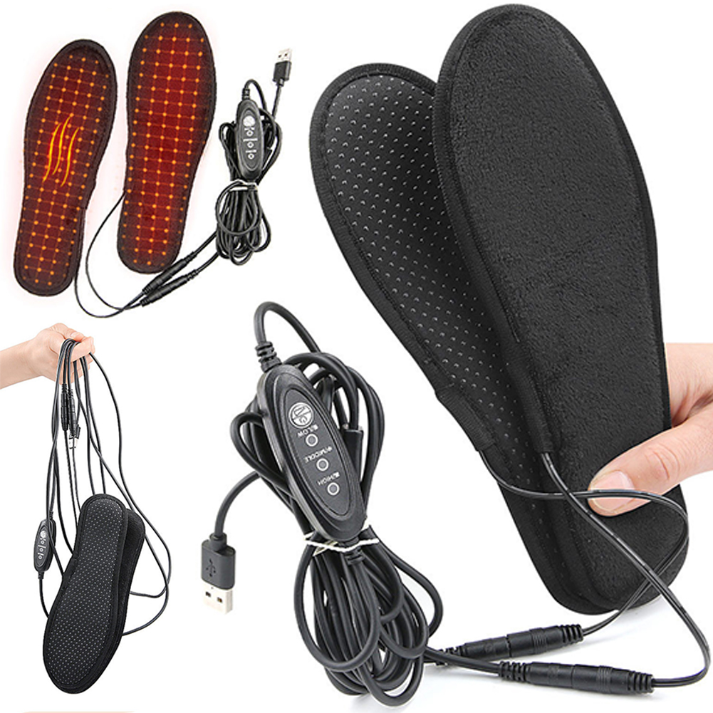USB Verwarmde Inlegzolen Voete - Heated Pad Electric recensie en prijs